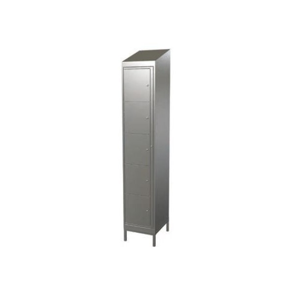 Armoire Inox 5 cases à clé