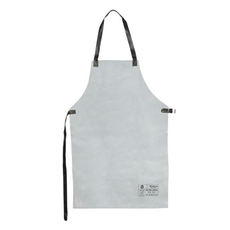 Tablier de soudeur en cuir gris