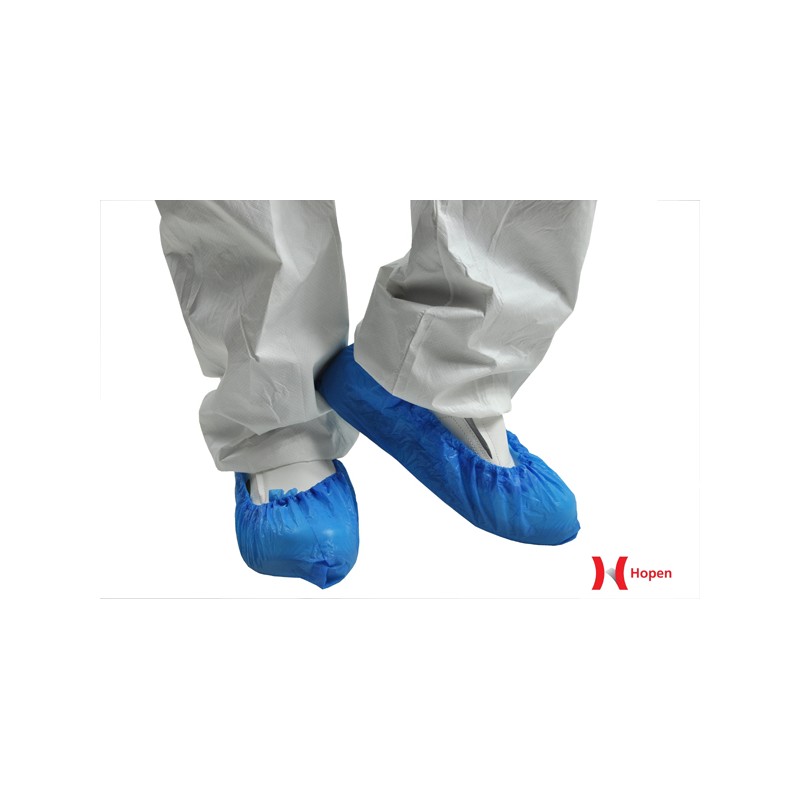 Couvre-chaussures réutilisables – Moyen, bleu S-19249BLU-M - Uline