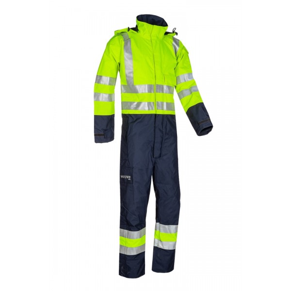 Salopette pluie HV FR AST