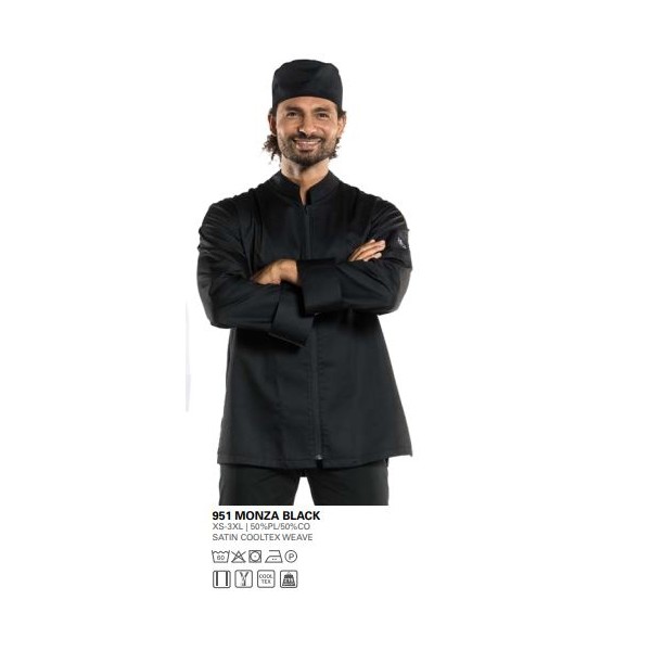 Veste cuisinier avec tirette