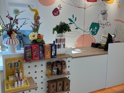 Comptoir de la boutique Poyète